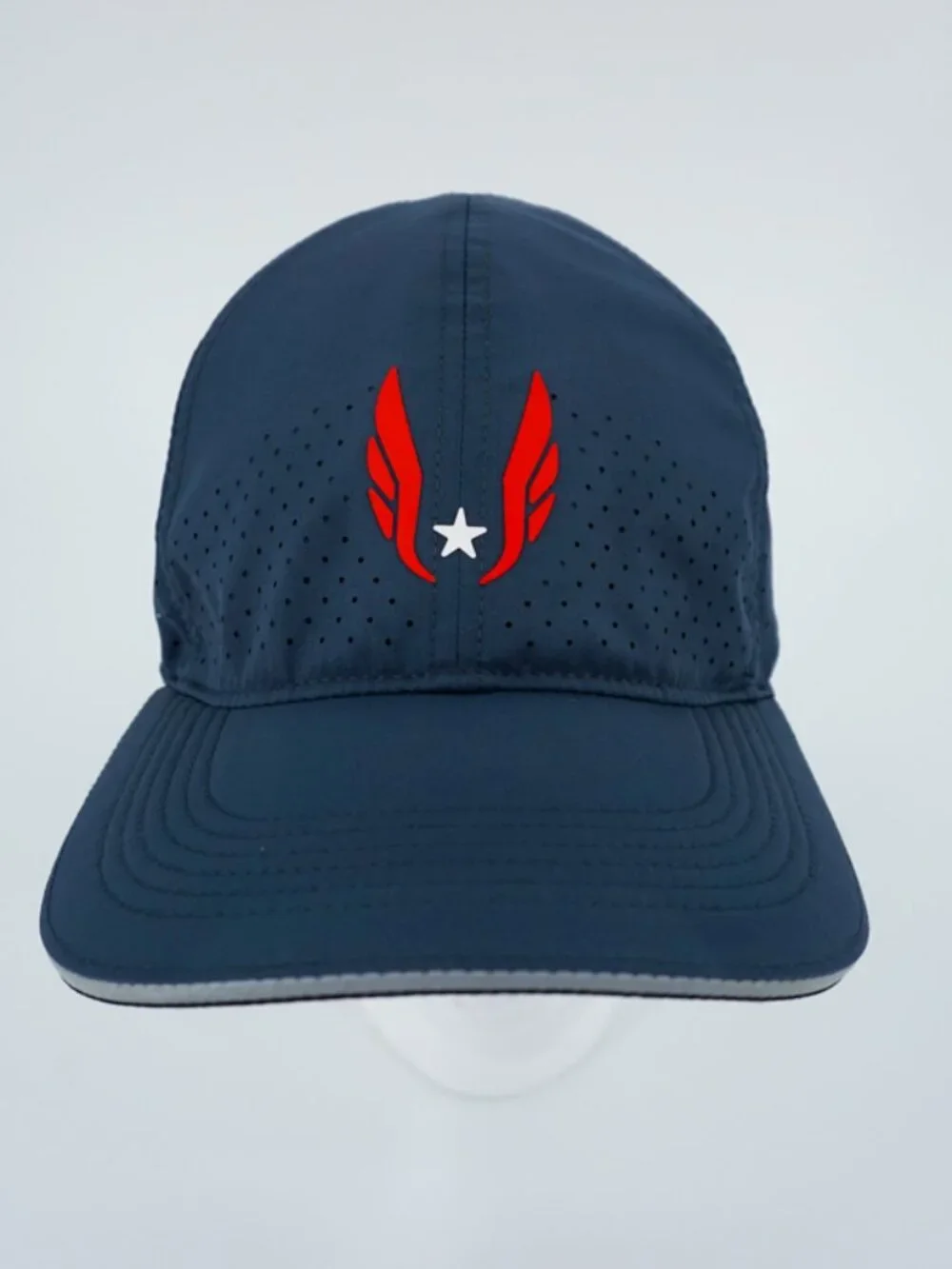 NIKE Featherlight Dri-Fit USA TRACK & FIELD Running Hat Blue Adjustable